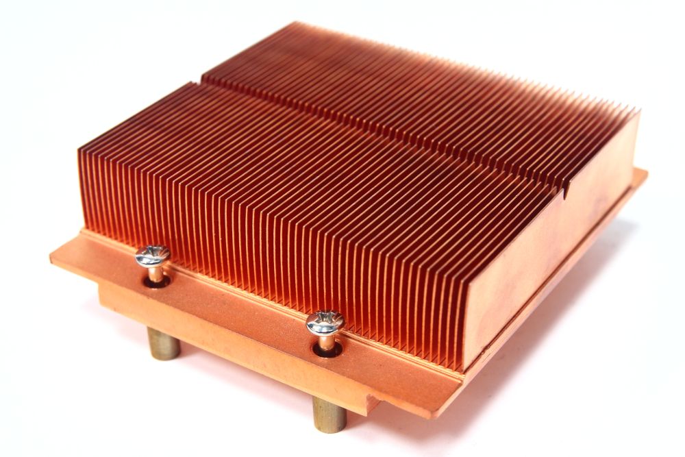 Passive Copper CPU Heat Sink Socket Base 423 603 604 771 1HE 1U