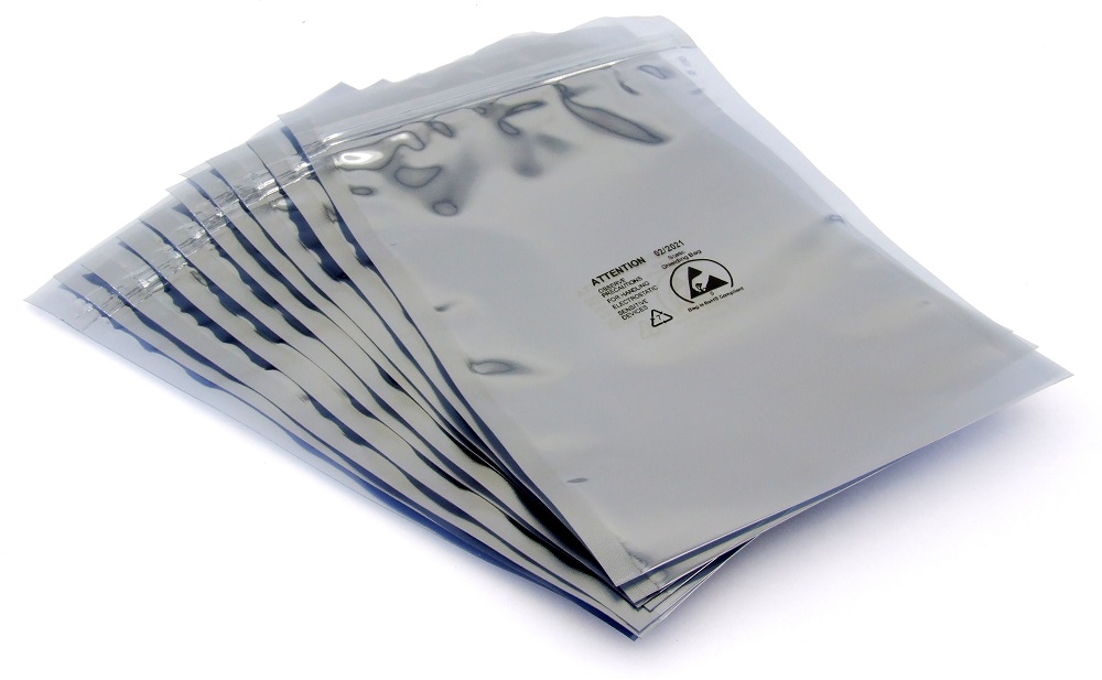 10x Abschirm-Beutel 15x22,5cm wiederverschließbar ESD Tüte Shielding Bag RoHS 4060787379900