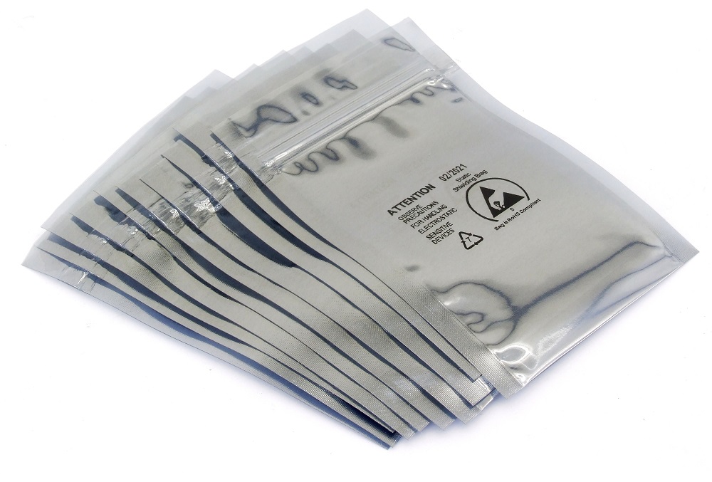 100x Antistatische ESD Beutel 8cm x12cm Shielding Bags CPU Schutz Tüten Taschen 4060787379856