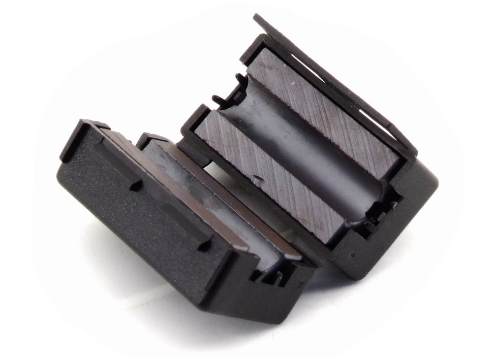 Split Ferrite Ferrite Core 6mm Cable Inlet Snap Clip On Clamp Ferrite