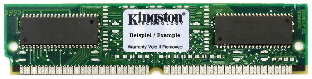 8MB Kingston FPM Kit (2x 4MB) 72-Pin PS/2 SIMM RAM 60ns 1467-005.A00 KST0987/8 4060787374486