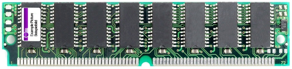 8MB Texas Instruments FPM RAM Kit (2x 4MB) 72-Pin PS/2 SIMM 70ns TM124BBK32S-70 4060787374745