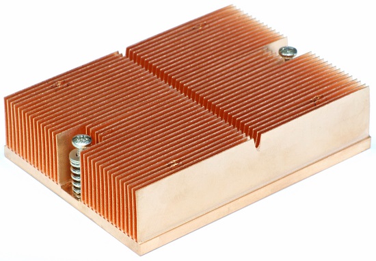 Passive CPU Copper Heat Sink/Kupfer-Kühler AMD Sockel/Socket 754 939 940 Opteron