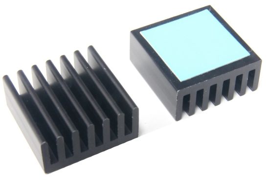 10 Teilig Set Alu Kühlkörper Heatsink Chip Kühler Kühlung Cooling Fin 25x25x5mm 