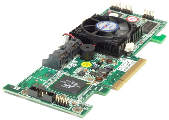 3Gb/s RAID 0/1/10/3/5/6/JBOD Controller Adapter Card 4x Serial ATA S-ATA PCI-E