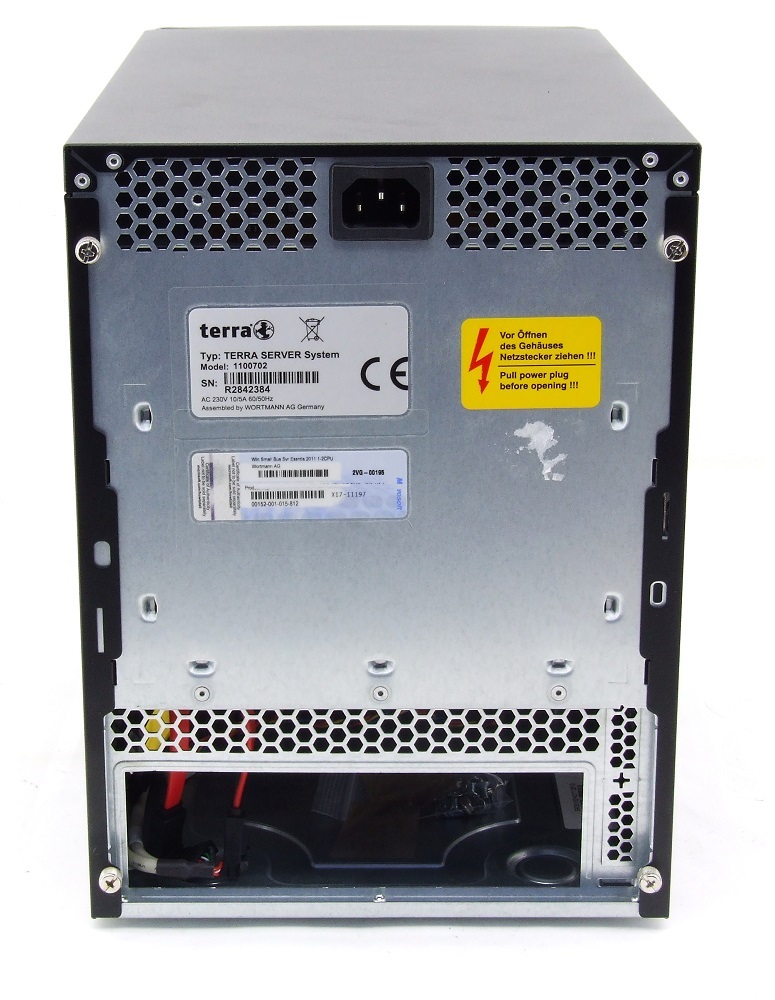 Wortmann Terra 1100702 Compact Server Chassis mini-ITX Gehäuse Chenbro ...