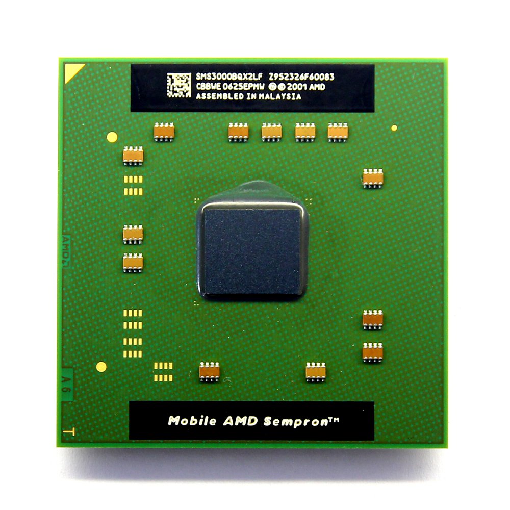 NEW AMD Mobile Sempron 3000+ 1.8GHz Socket/Sockel 754 Laptop CPU SMS3000BQX2LF 4060787000033
