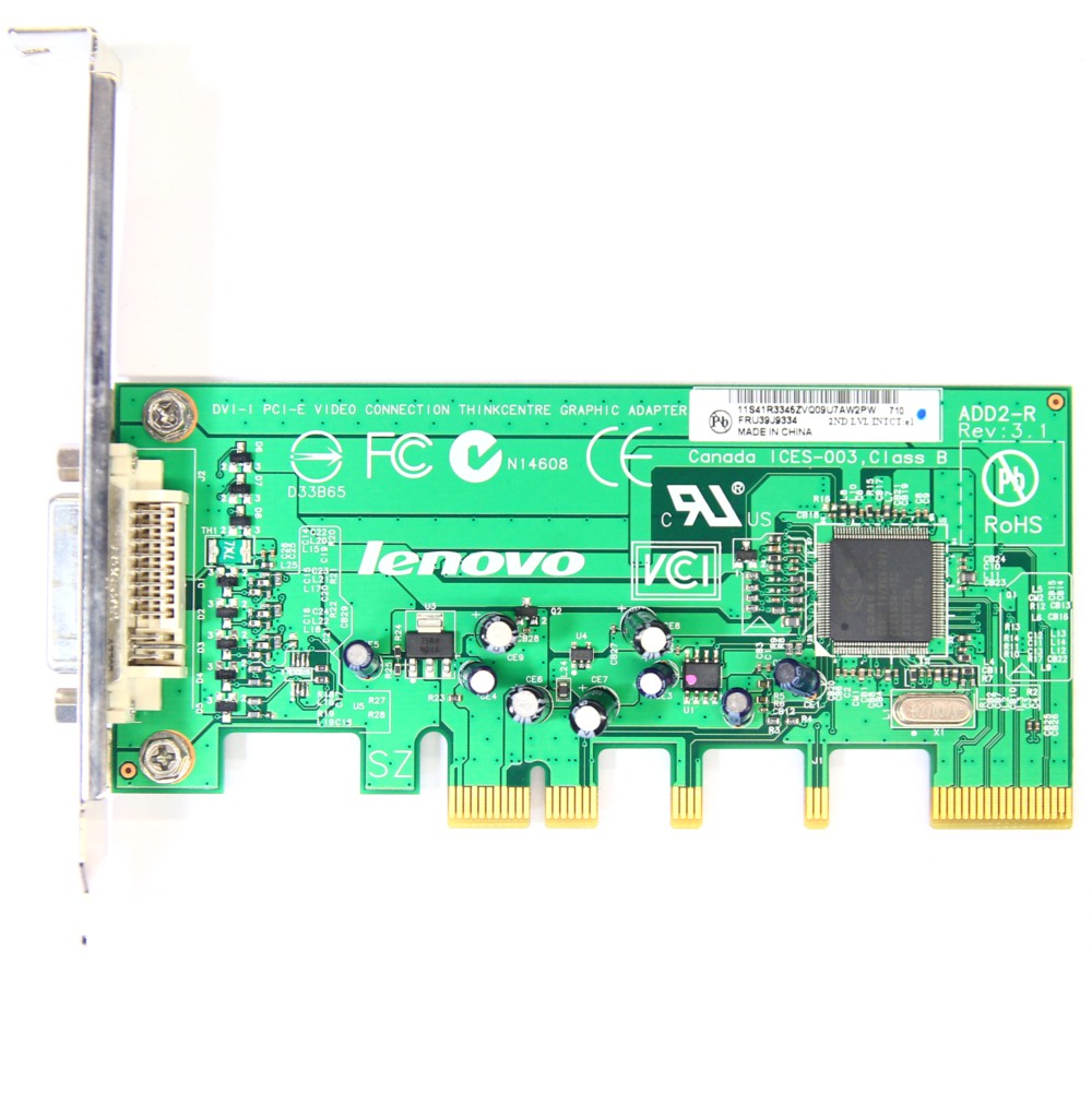 IBM Lenovo DVII PCIE Video Connection Graphic Adapter Card ADD2R FRU