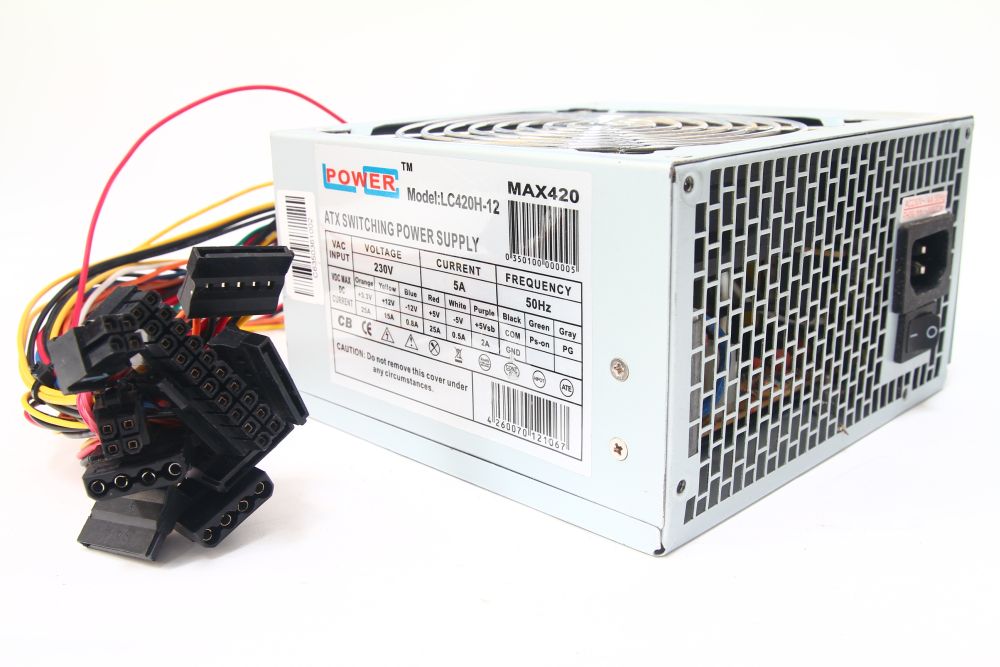 LC Power LC420H12 ATX Switching Power Supply 420W Netzteil Silent