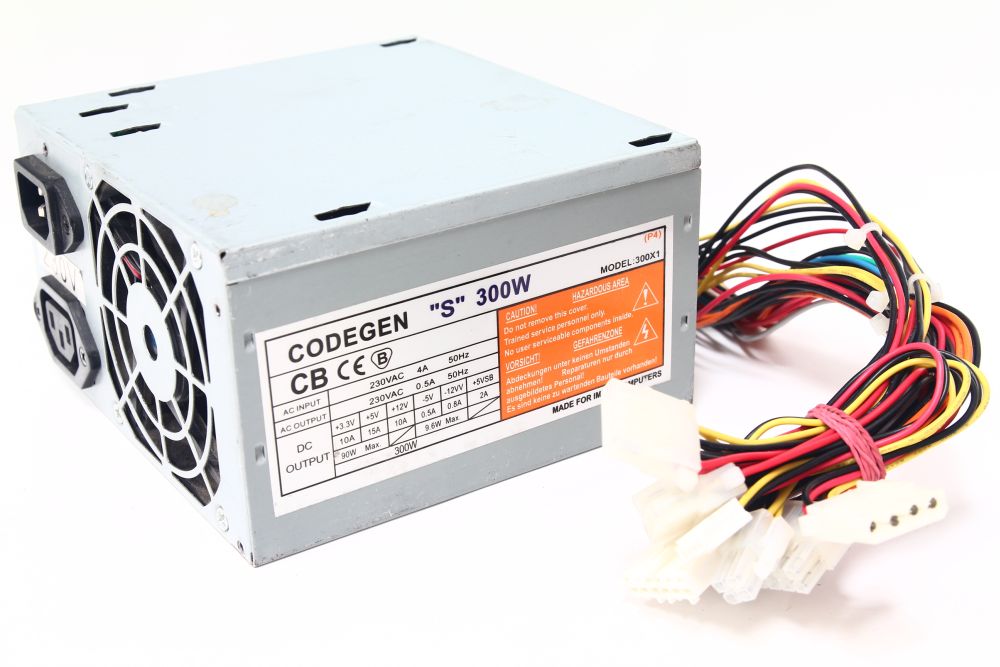 Codegen Model 300X 400W ATX Computer Power Supply/PC Power Supply Unit PSU Pfc 4060787284501 eBay