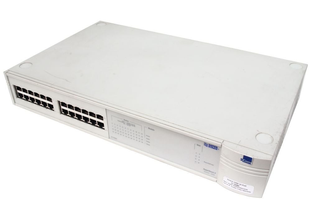 3Com SuperStack II Ethernet LAN Switch 3300 24-Port 10Base-T/100Base-TX 3C16980 4060787143556