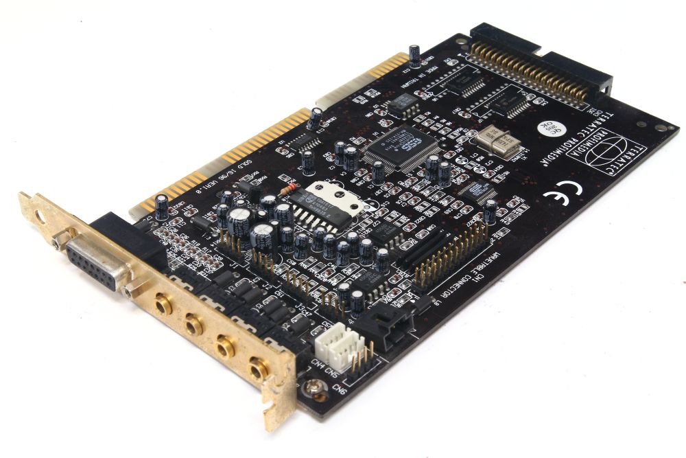TERRATEC PROMEDIA BASE-1 V1 . 1 16BIT ISA SOUNDKARTE FCC ID:NJ5TER1411 #GK9823