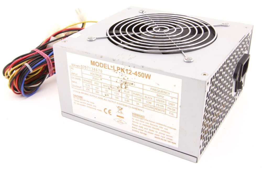 Блок питания psu power box 450w схема Linkworld LPK12-420W Desktop PC ATX Power Supply Unit 420W Computer Netzteil