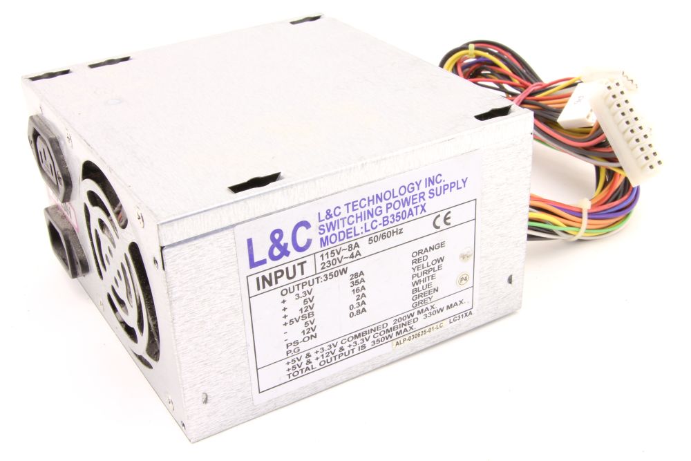 L&C TECHNOLOGY LCB350ATX 350W ATX Computer Switching Power Supply PC