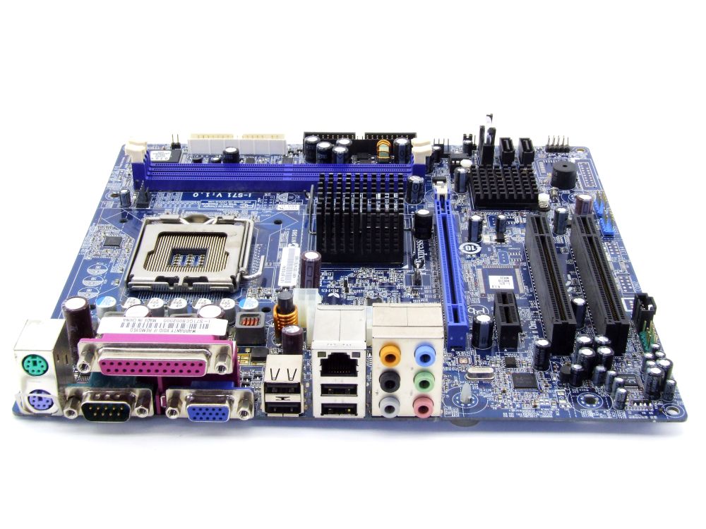 Abit I-S71 mATX Computer Desktop PC Motherboard Intel Socket / Sockel LGA 775 4060787344731