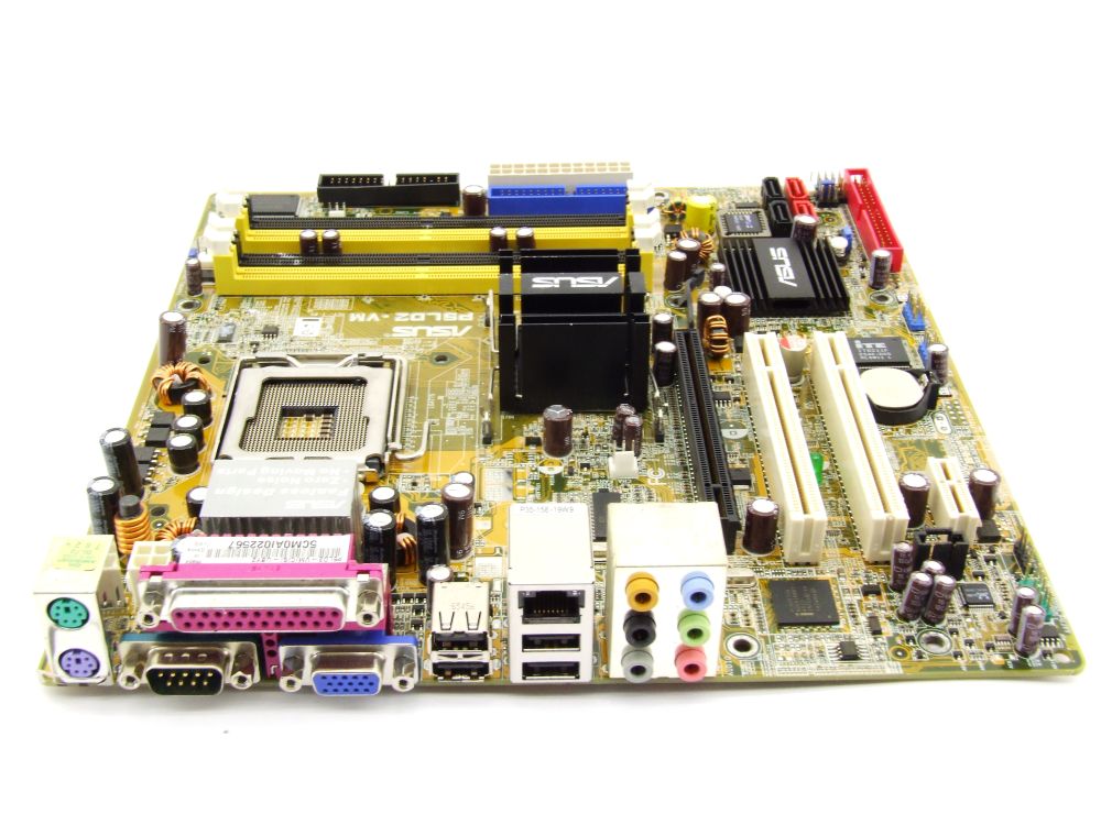 ASUS P5LD2-VM mATX Computer Desktop PC Mainboard Intel Socket / Sockel 775 4060787376701