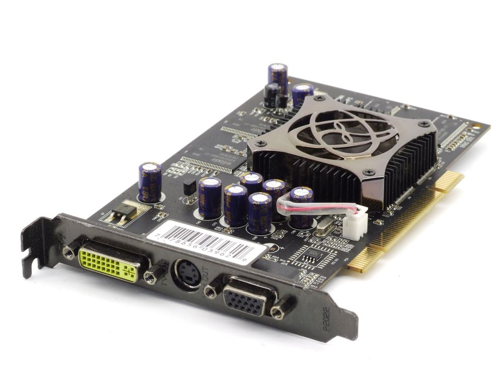 XFX PVT64KUAFG Nvidia GeForce GF FX5200 256MB DDR TV DVI PCI Video