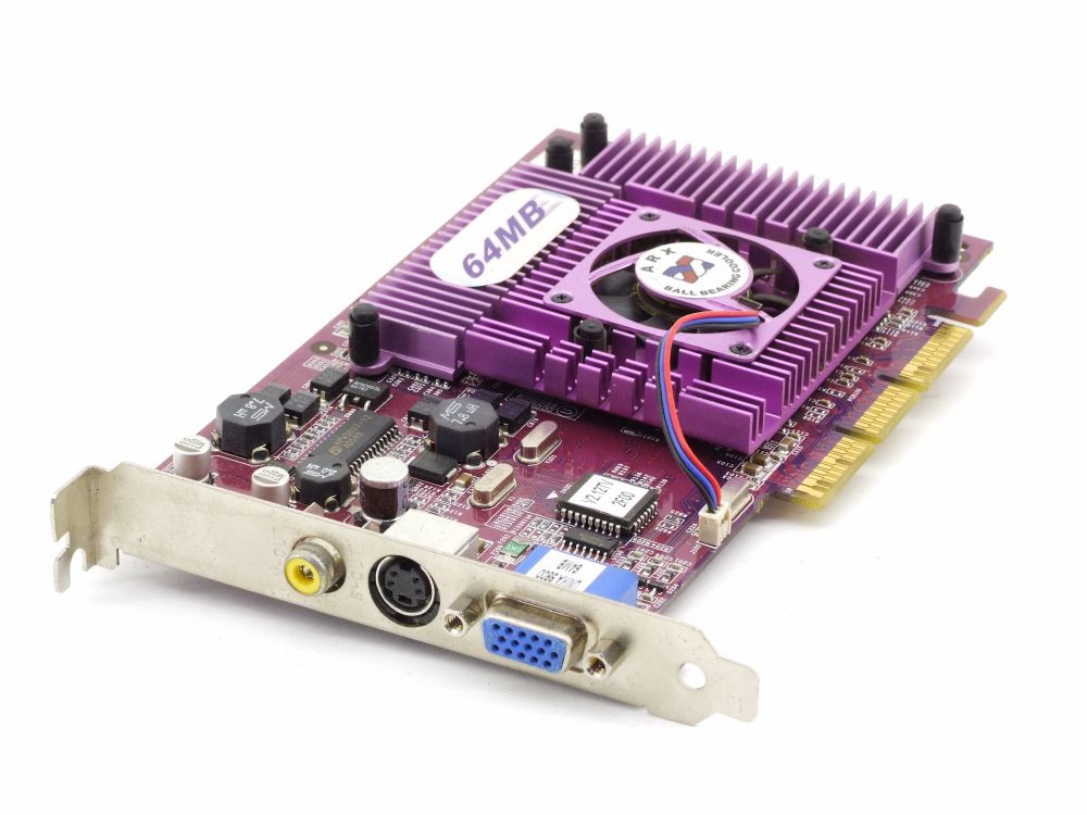 Nvidia 90.05210.E05 GeForce 2 Pro Chip GF2Pro 64MB TV VGA AGP Video