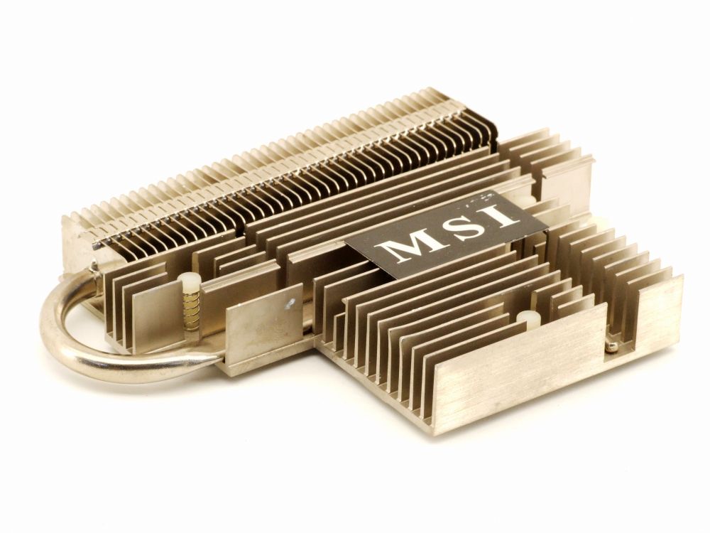 MSI 2600A21 Nvidia GeForce 7600GS Video Card Heatsink passive GPU