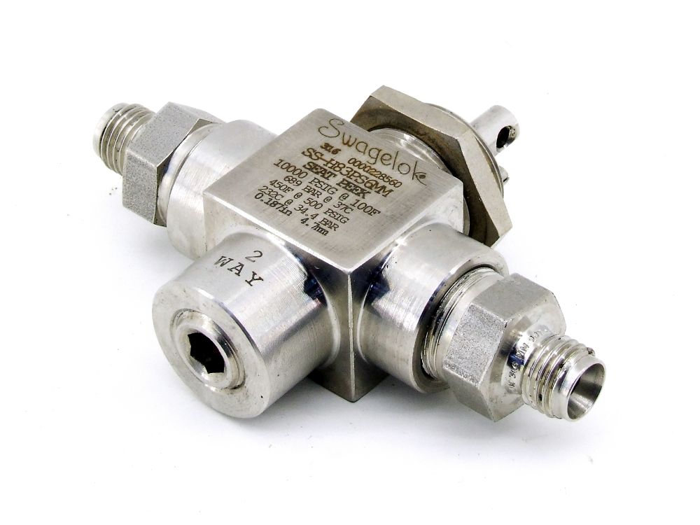 Swagelok SSH83PS6MM 316 Trunnion Ball Valve Kugelhahnventil Hydraulik