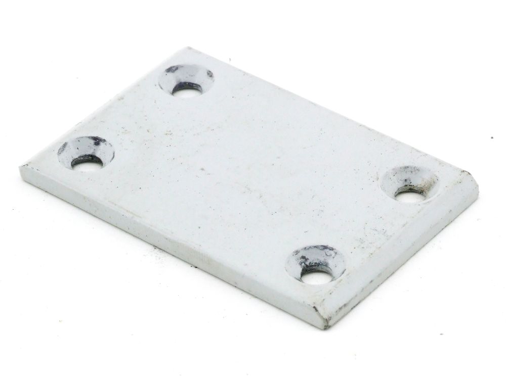 Eisen 5mm Metall-Platte 2x 5,8mm Loch-Ø Montage-Befestigung Verbindung 75x50mm 4060787344007