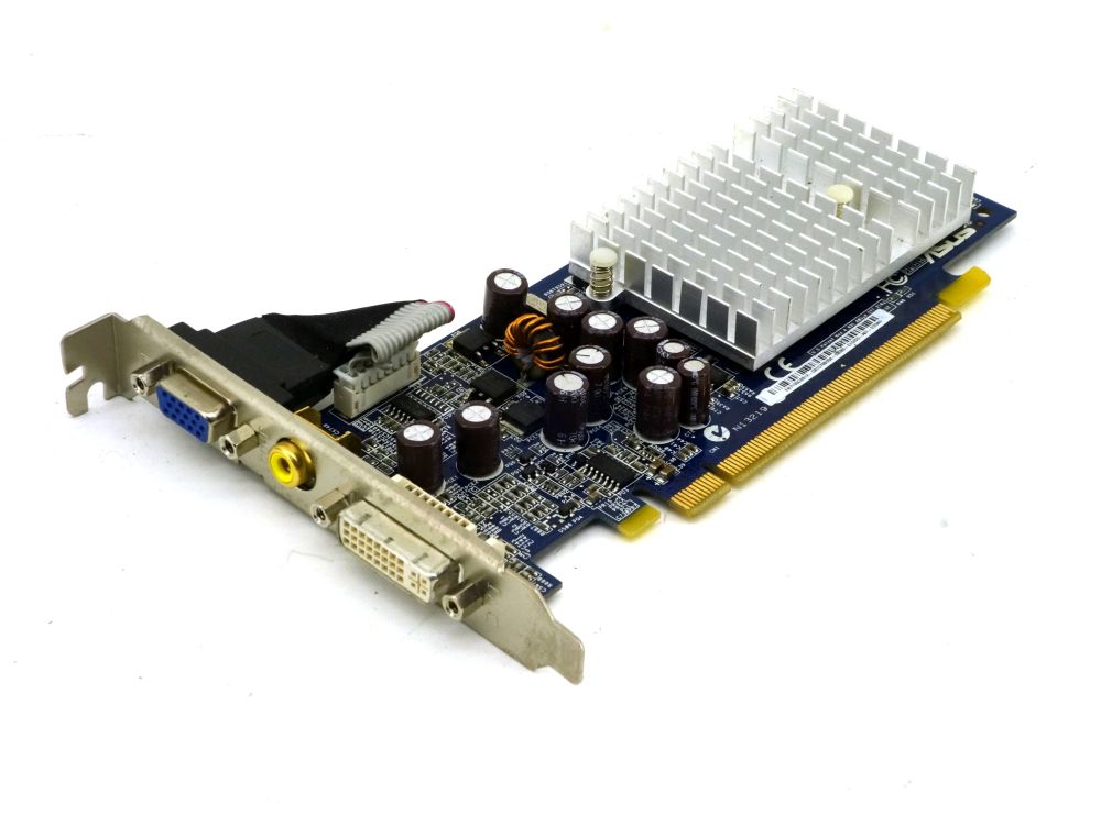 ASUS EN7100GS512/TD/128M/A(LP) Nvidia GeForce 7100 GS 128MB DVI PCIe ...