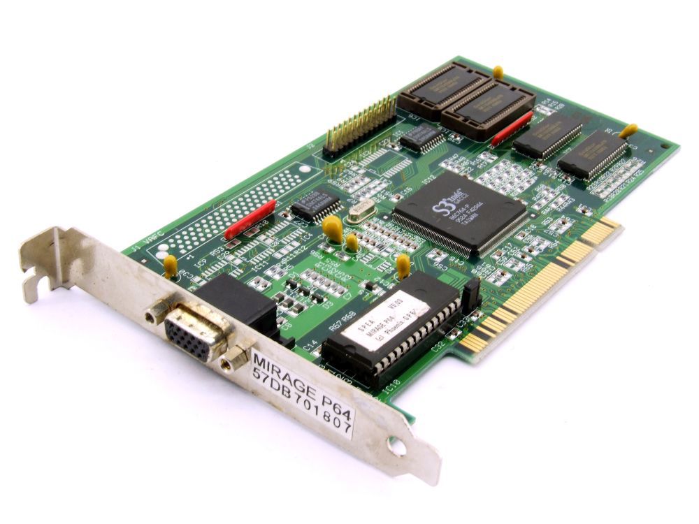 SPEA Mirage P64 S3 Trio64 Chip 86C764-P 2MB DRAM PCI Retro Video VGA Grafikkarte 4060787376404