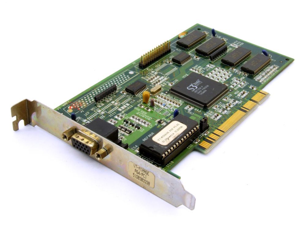 SPEA V7-Mirage P64/PCI S3 Trio64 GPU 86C764X 2MB Video Speicher VGA Grafikkarte 4060787376411