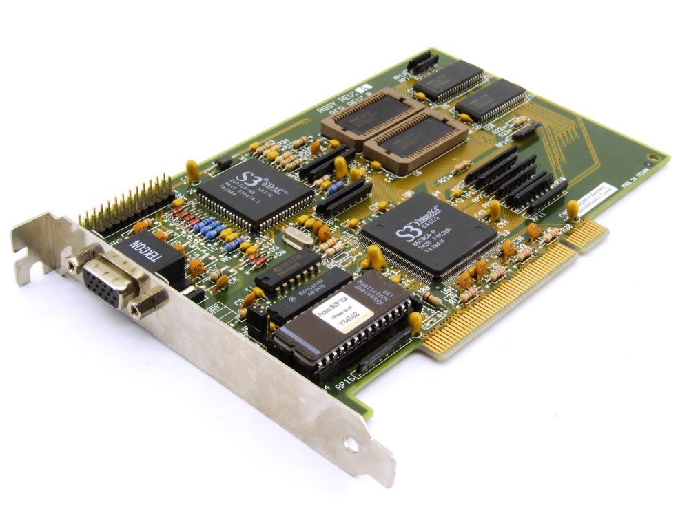 miro Crystal BIBM-20SD-PCI S3 Vision864 86C864-P Chip 2MB VRAM Retro Grafikkarte 4060787376442