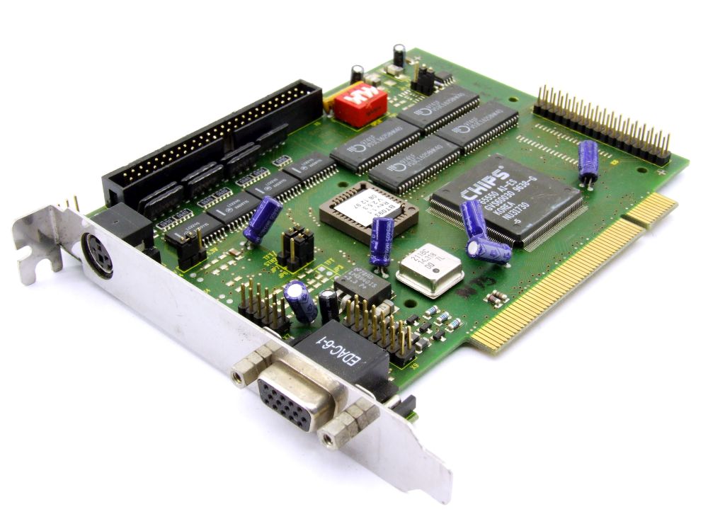 Batron BT093 Chips F65550 HiQY32 2MB RAM VGA Vintage Video Board PCI Grafikkarte 4060787377715