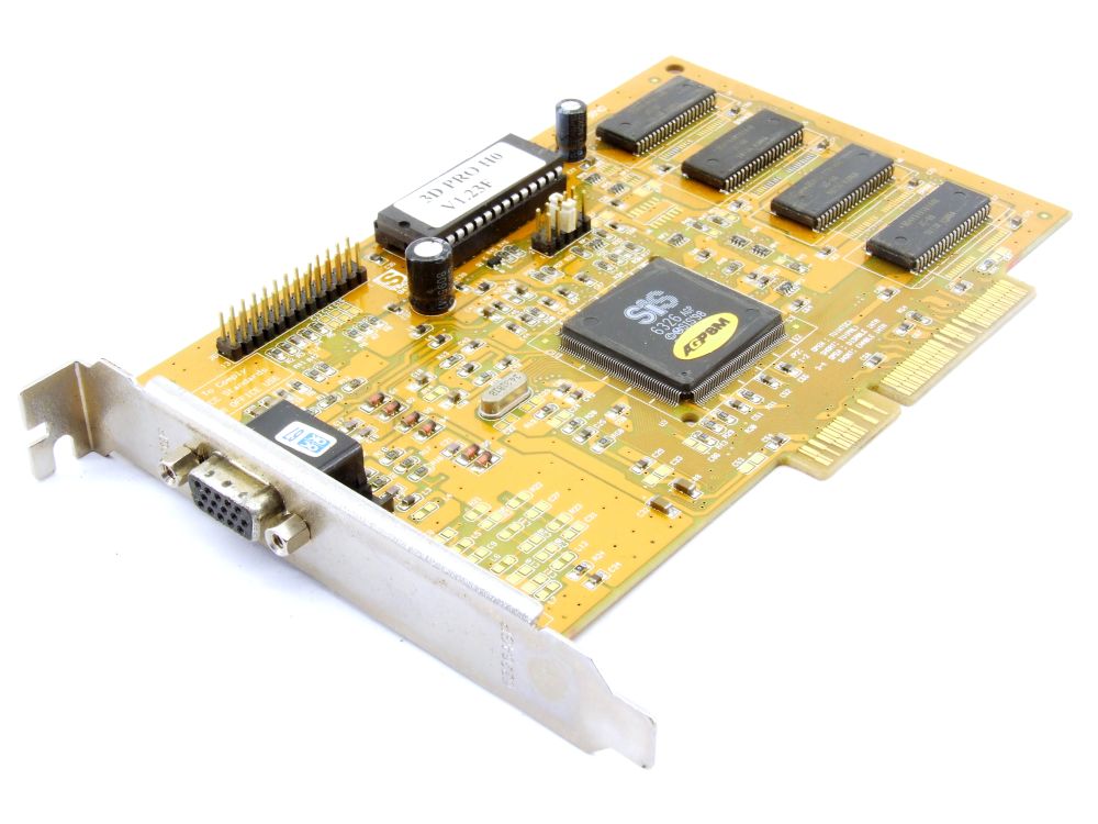 S-TECH 3D Pro SiS 6326 GPU Chip 8MB EDO-DRAM Video Board Retro VGA Grafikkarte 4060787380968
