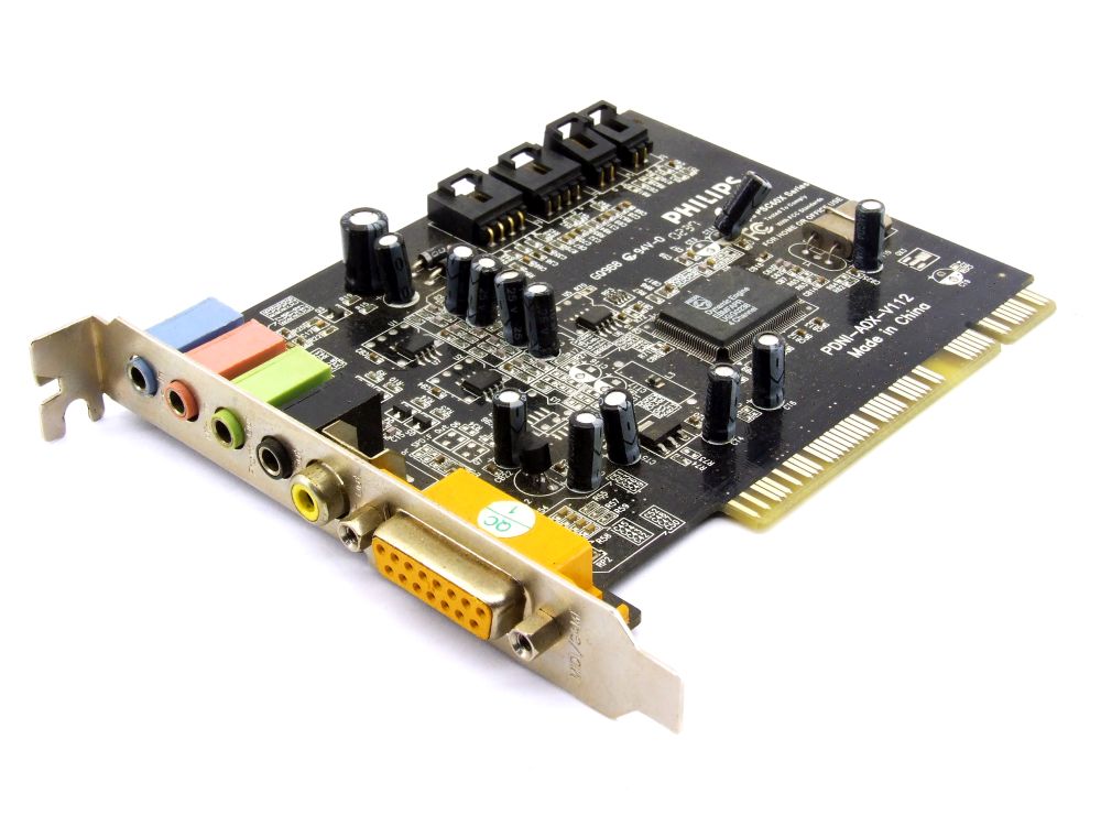 Philips PSC604 PDNI-A0X-V112 GQ968 Digital Soundkarte PCI Audio Controller Card 8710101080864