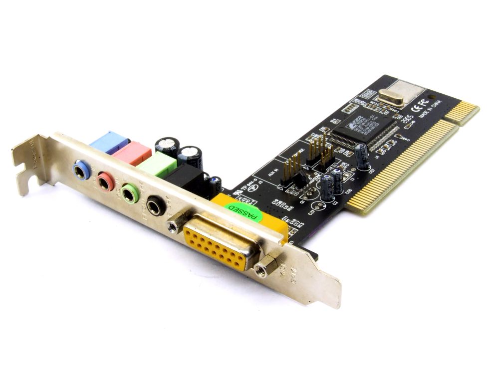 Sunsway PCI-SCCME8738-3 Cmedia CMI8738 4-Kanal Audio Controller PCI Soundkarte 4060787382214