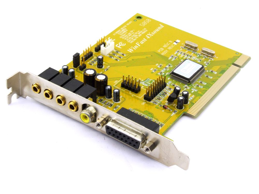 Leadtek WinFast 4Xsound 5050 Audio Board SPDIF Digital Multimedia PCI Soundkarte 4060787383617