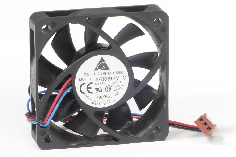 EMagTech Ventola PWM 4 Pin 60x15mm DC12V 0.36A | AFB0612VHC, Per Router, Switch E Apparecchiature Fibra Ottica