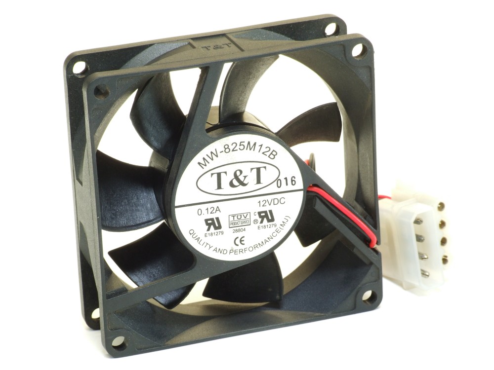 Ventilator 12V/150mA, 2,0W (für Anschluss Stromnetz)