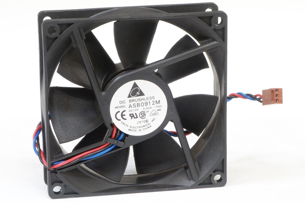 Delta ASB0912M-F00 92mmx25mm Cooling Fan / Lüfter 3Pin DC-12V 0.6A HP ...