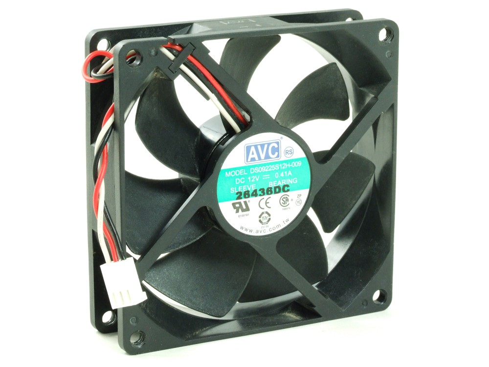 AVC DS09225S12H009 3Pin Computer Cooling Fan PC Lüfter 92x92x25mm
