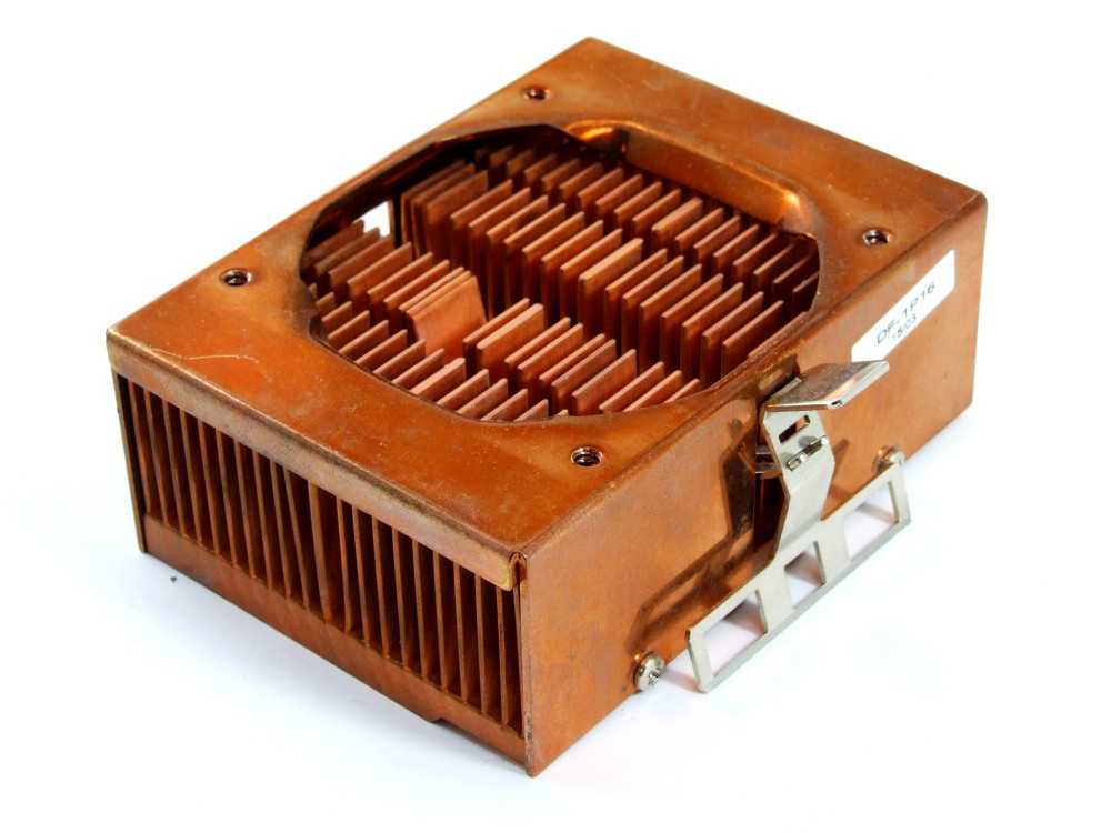 Passive Copper HeatSink CPU Cooler Prozessor Kupfer Kühlkörper Sockel