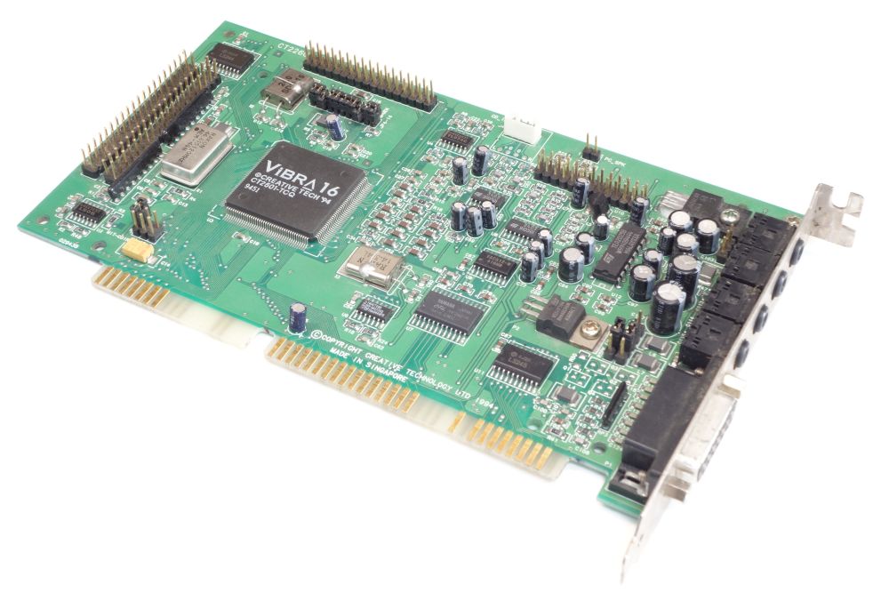 Creative Labs Sound Blaster 16 Vibra 16 C CT4180 vintage ISA