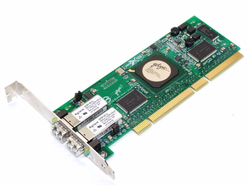 Carte Fibre Channel Sun QLogic QLA2462, 4GB, PCI-X, Occasion