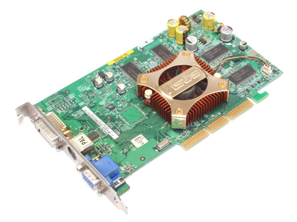 Asus Nvidia Geforce Fx5600 256mb Ddr Dvi Agp Video Card V9560tdp256m