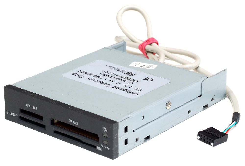 Godspeed GS-2004-CR18801 11in1 internal USB2.0 Card Reader/Kartenleser ...