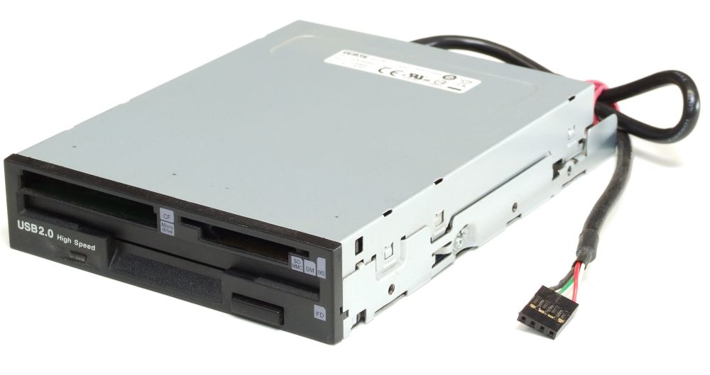 Teac FDCR7 Floppy Drive/Diskettenlaufwerk + Card Reader/Kartenleser