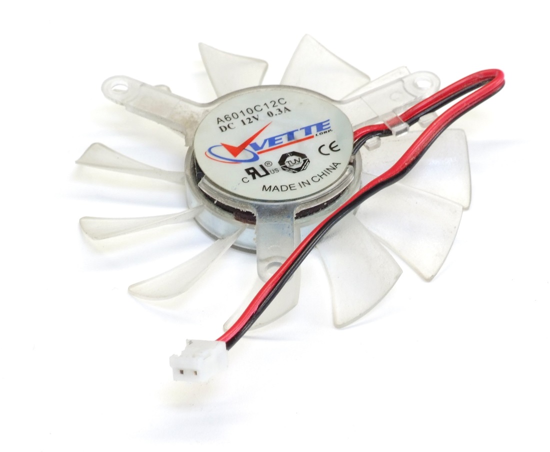 Vette A6010C12C Graphics Card Fan DC 12V 0.3A Sapphire ATI Radeon X1600 ...