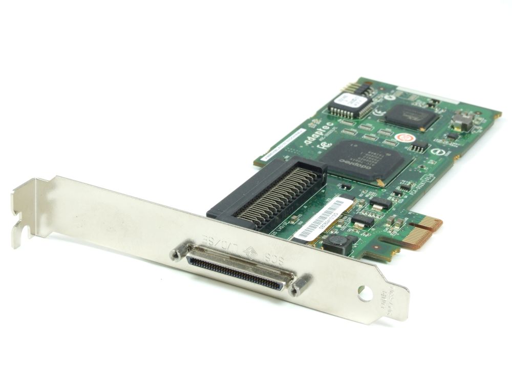 Adaptec ASC29320LPE SCSI RAID Controller PCIe PCIE Express x1 TCA