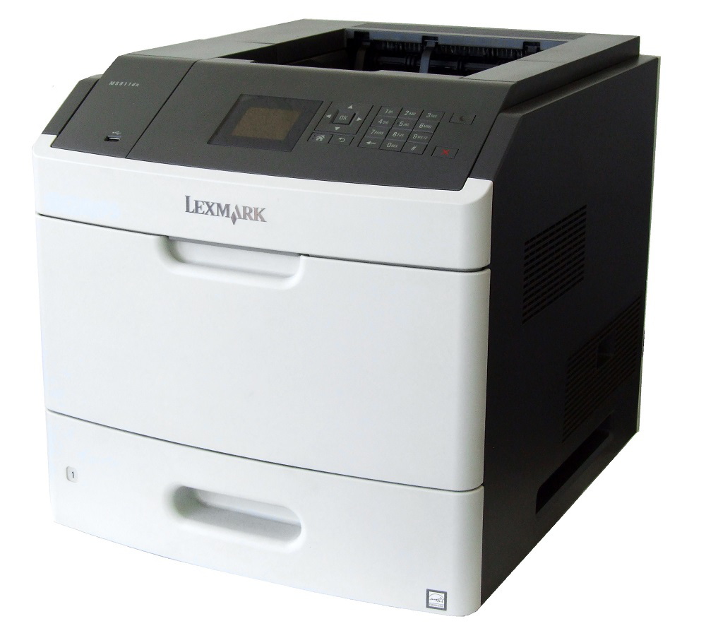 Lexmark MS811dn Mono LaserDrucker schwarz/weiß Printer USB LAN max