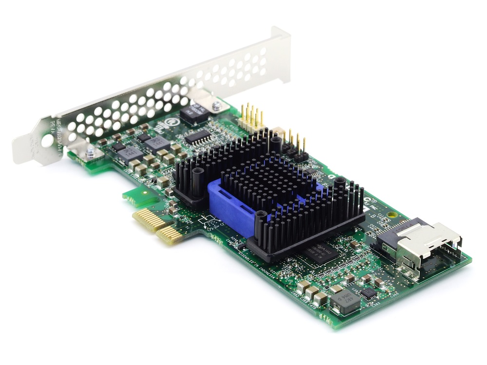 Adaptec ASR6405E SAS SATA RAID Controller Card Karte PCIe Low Profile