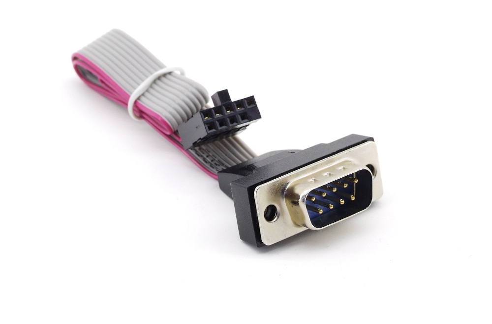 DSub DB9 COMPort Male Slot Bracket 9Pin Plug RS232 Mainboard Header