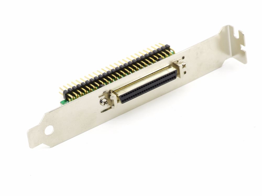 External 50Pin SCSI Port I/O Slot Bracket Anschluss Blech SCSI2